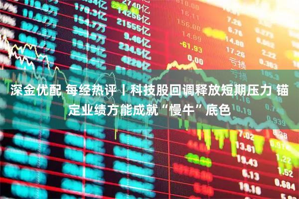 深金优配 每经热评丨科技股回调释放短期压力 锚定业绩方能成就“慢牛”底色